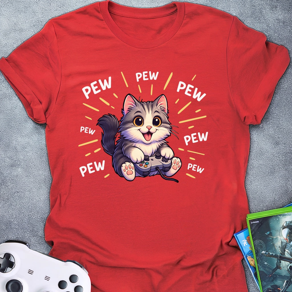 Pew Pew Cat T-Shirt