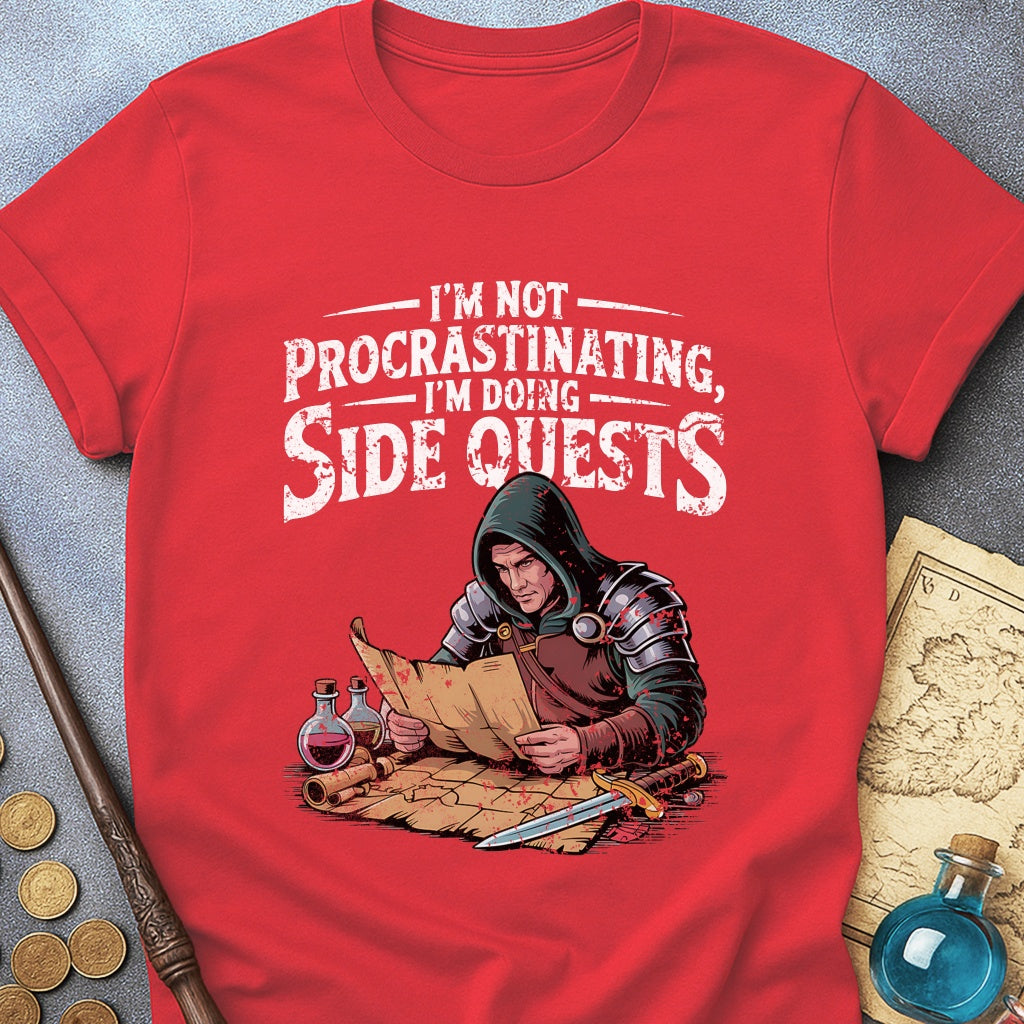 I'm Doing Side Quests T-Shirt (Intentional Distressed Look)