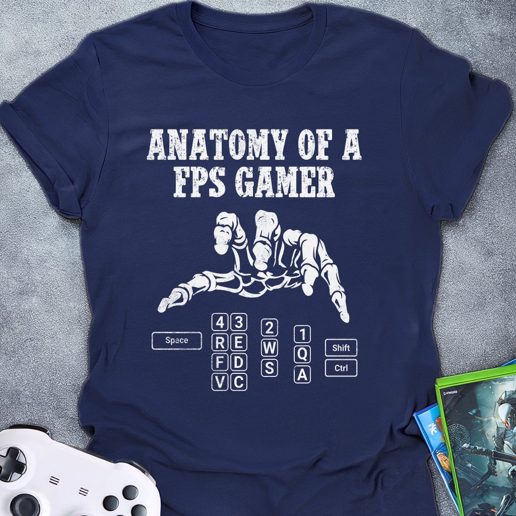 Anatomy of A FPS Gamer T-Shirt
