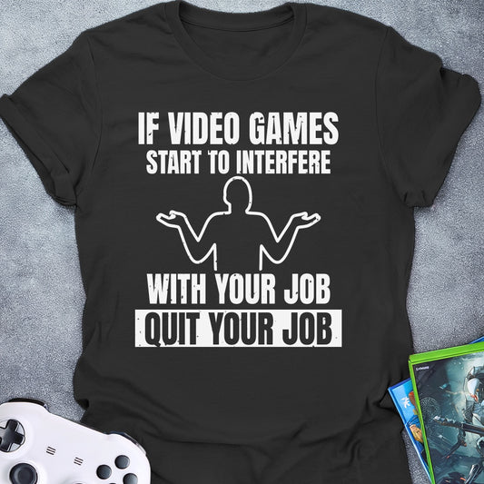If Video Games T-Shirt