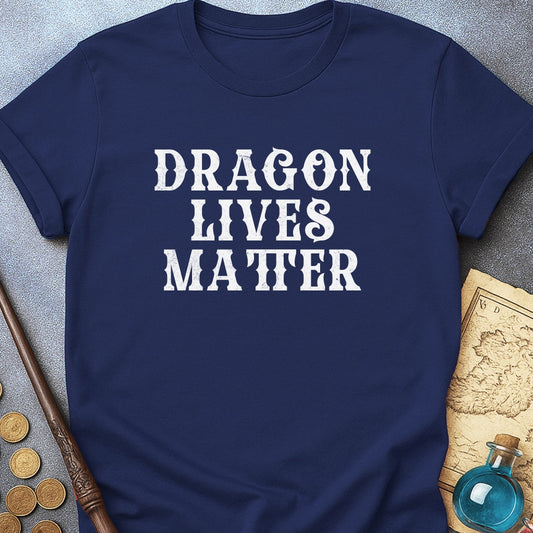 Dragon Lives Matter Text T-Shirt