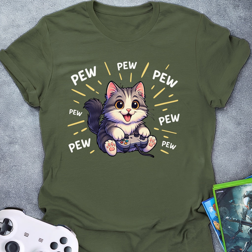 Pew Pew Cat T-Shirt