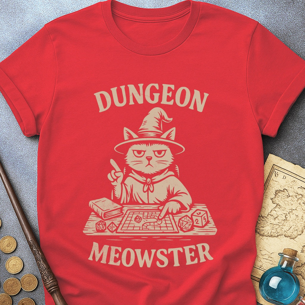 Dungeon Meowster Cat T-Shirt