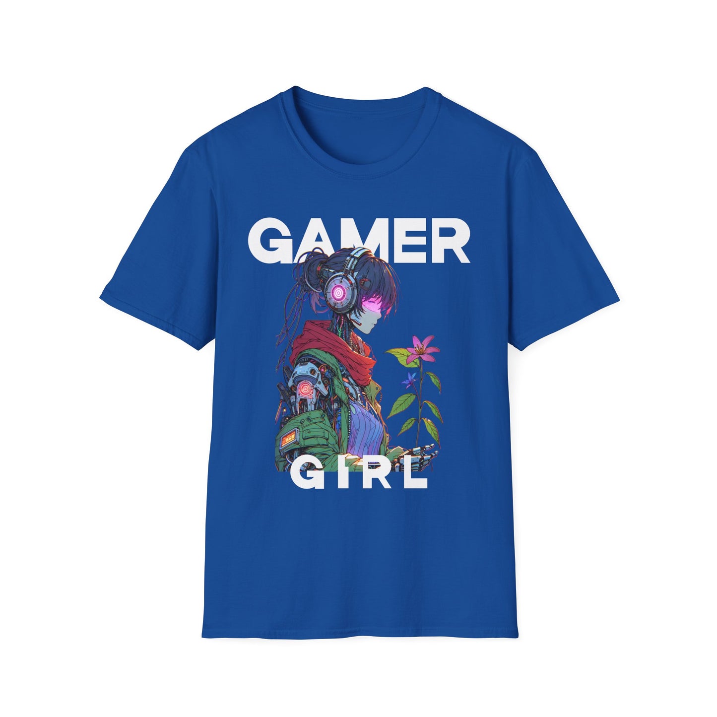 Gamer Girl Flower T-Shirt