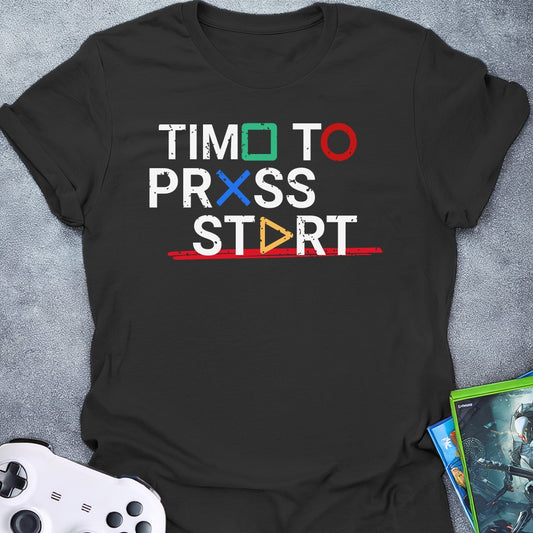 Time To Press Start T-Shirt