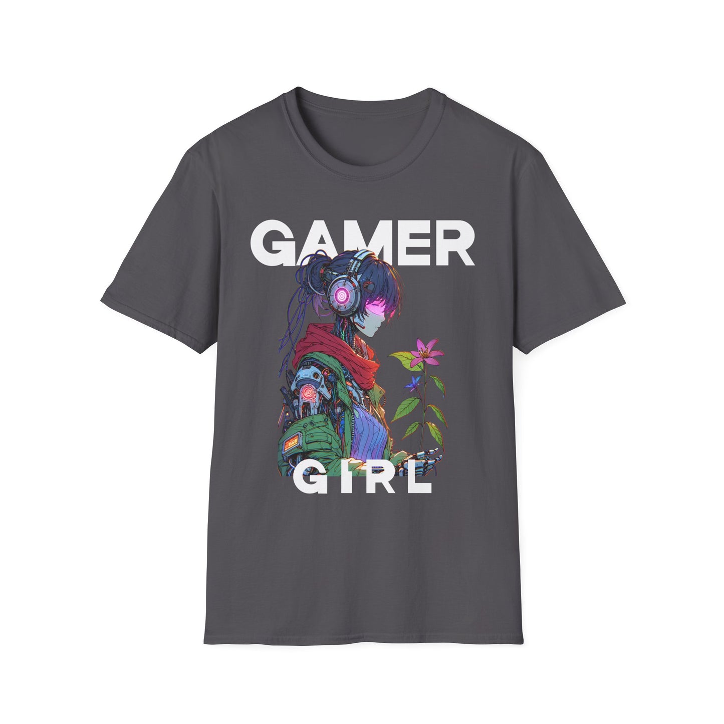 Gamer Girl Flower T-Shirt