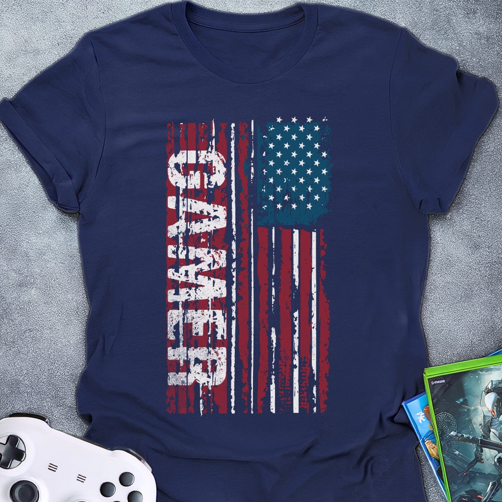4th of July Gamer Vertical T-Shirt