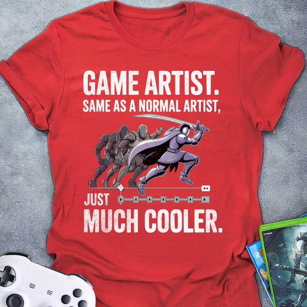 Game Artist Cooler Timeline T-Shirt