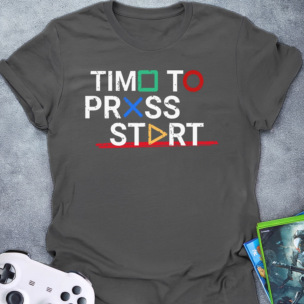 Time To Press Start T-Shirt