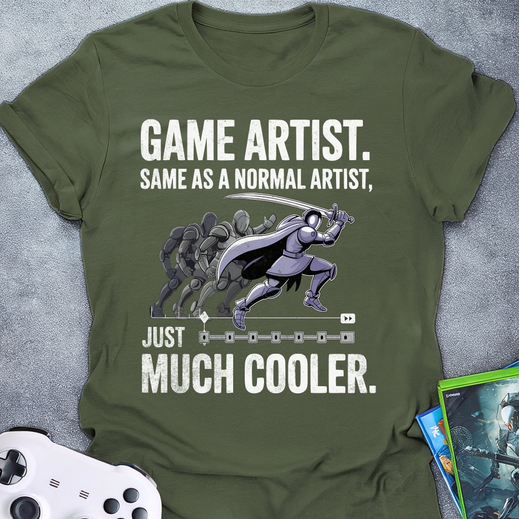 Game Artist Cooler Timeline T-Shirt