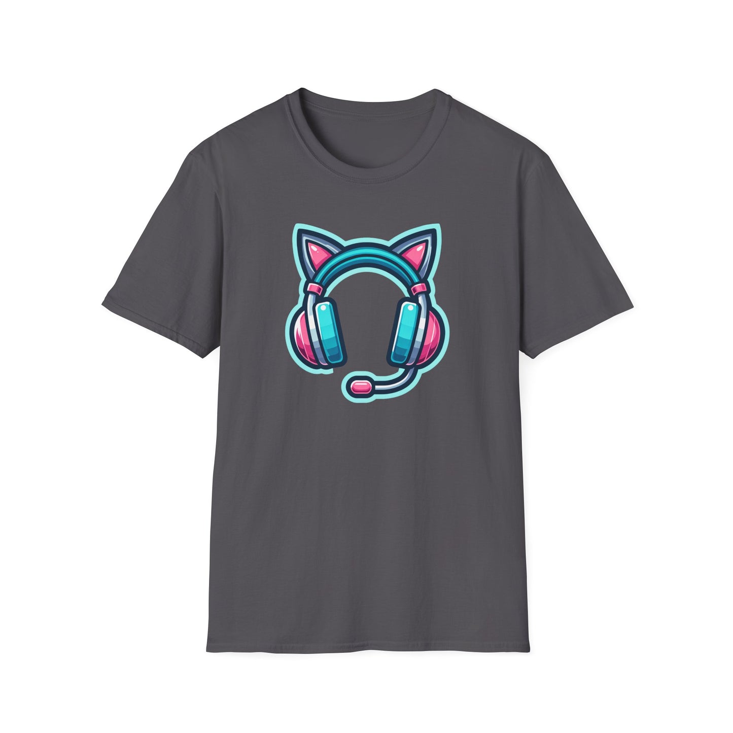 Gaming Cat Headphone T-Shirt