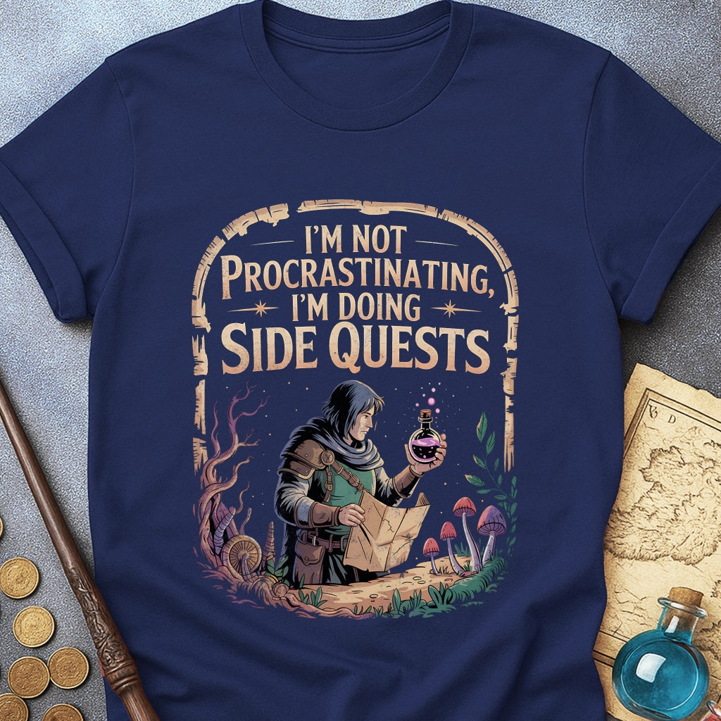 I'm Doing Side Quests Forest T-Shirt