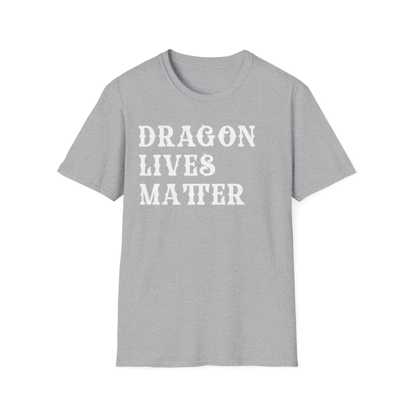 Dragon Lives Matter Text T-Shirt