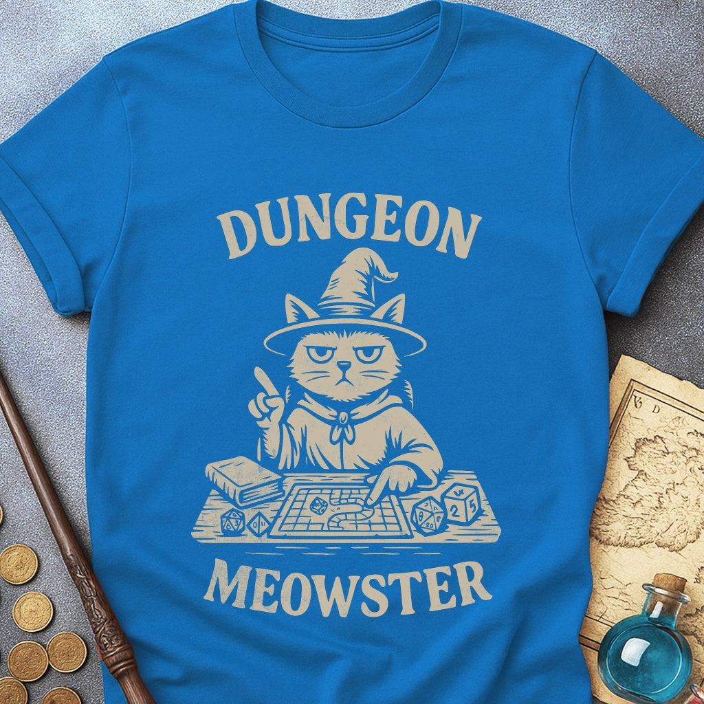 Dungeon Meowster Cat T-Shirt