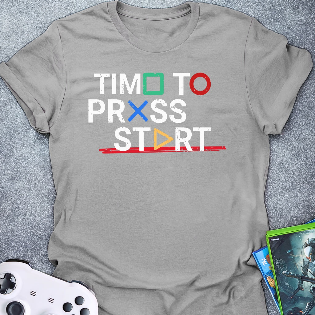 Time To Press Start T-Shirt