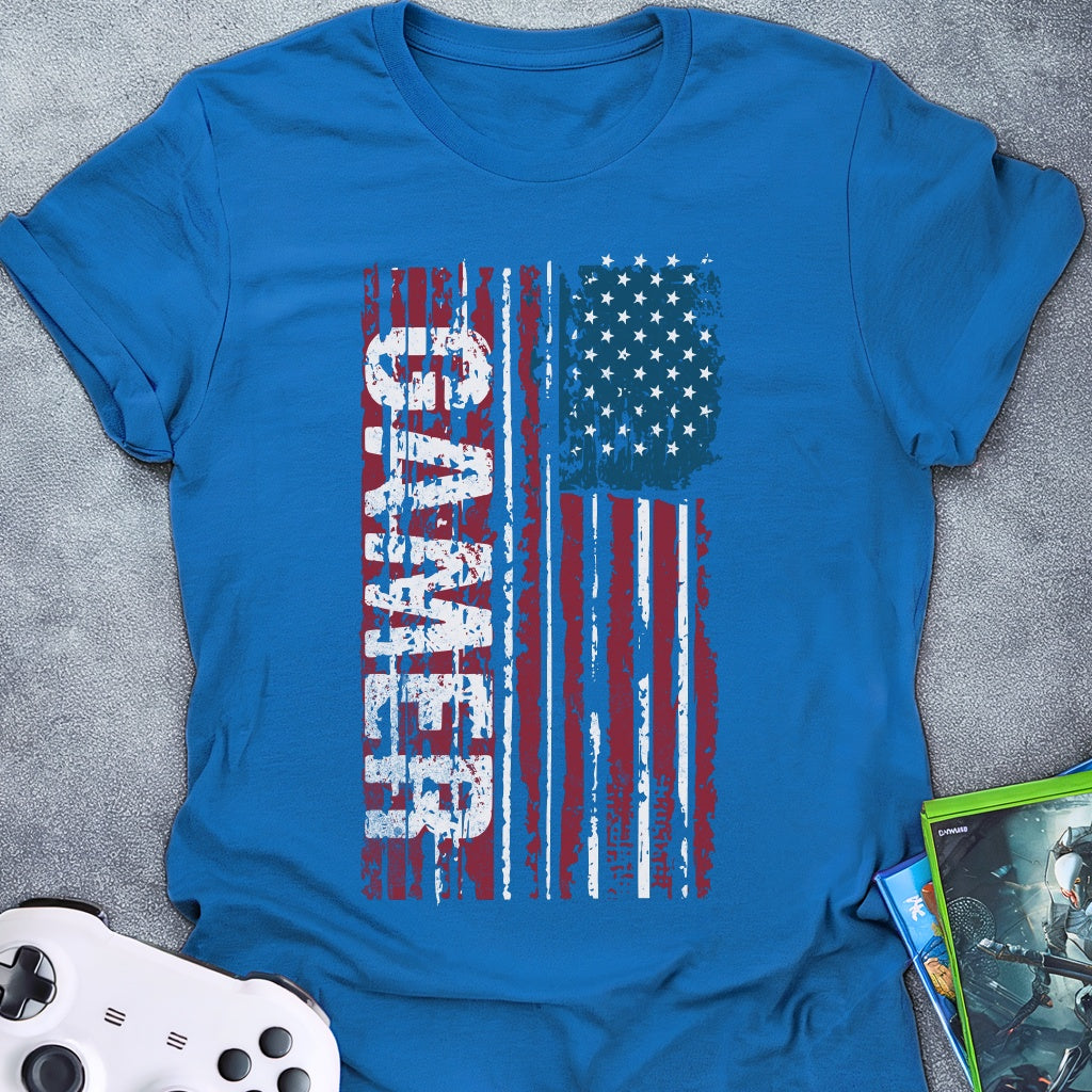 4th of July Gamer Vertical T-Shirt