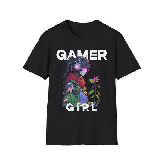 Gamer Girl Flower T-Shirt