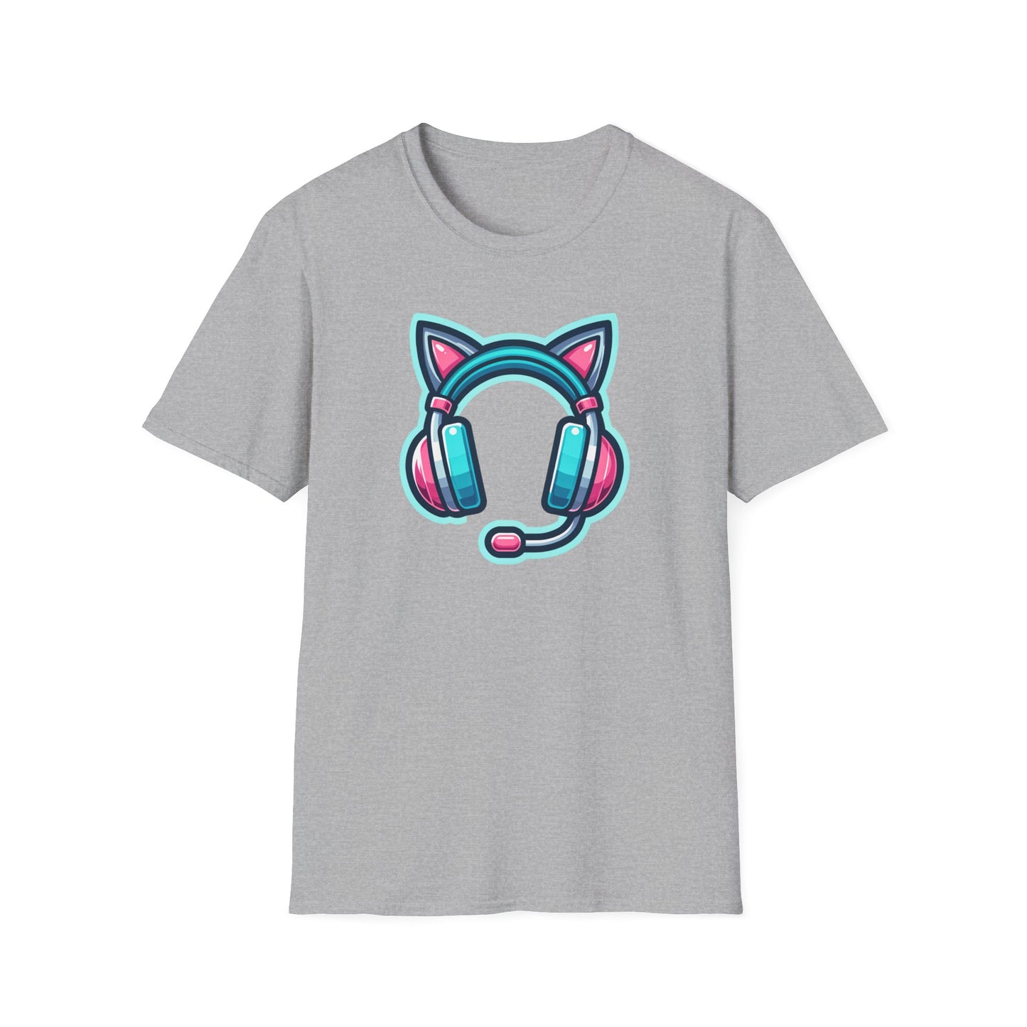 Gaming Cat Headphone T-Shirt