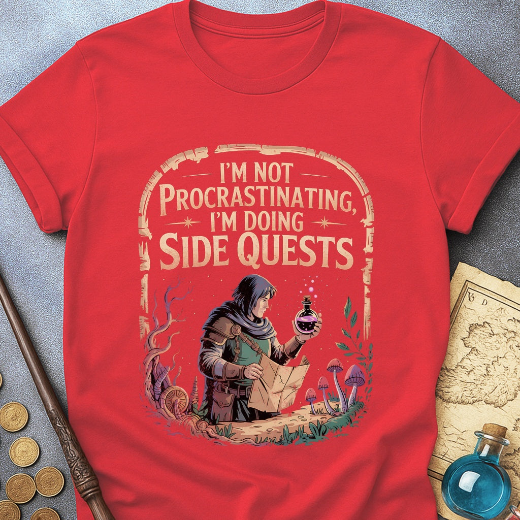 I'm Doing Side Quests Forest T-Shirt