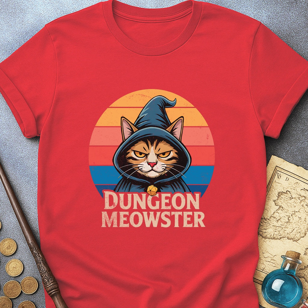 Dungeon Meowster Sunset T-Shirt