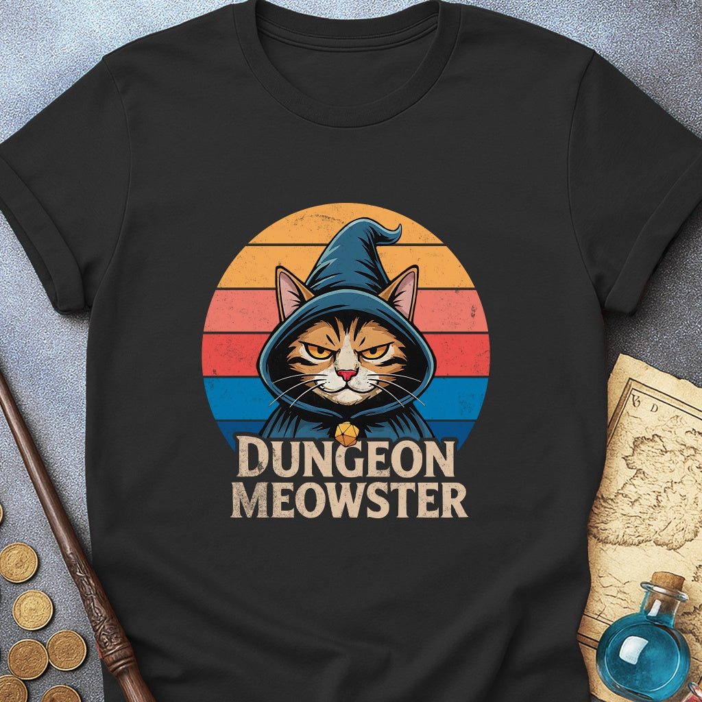 Dungeon Meowster Sunset T-Shirt