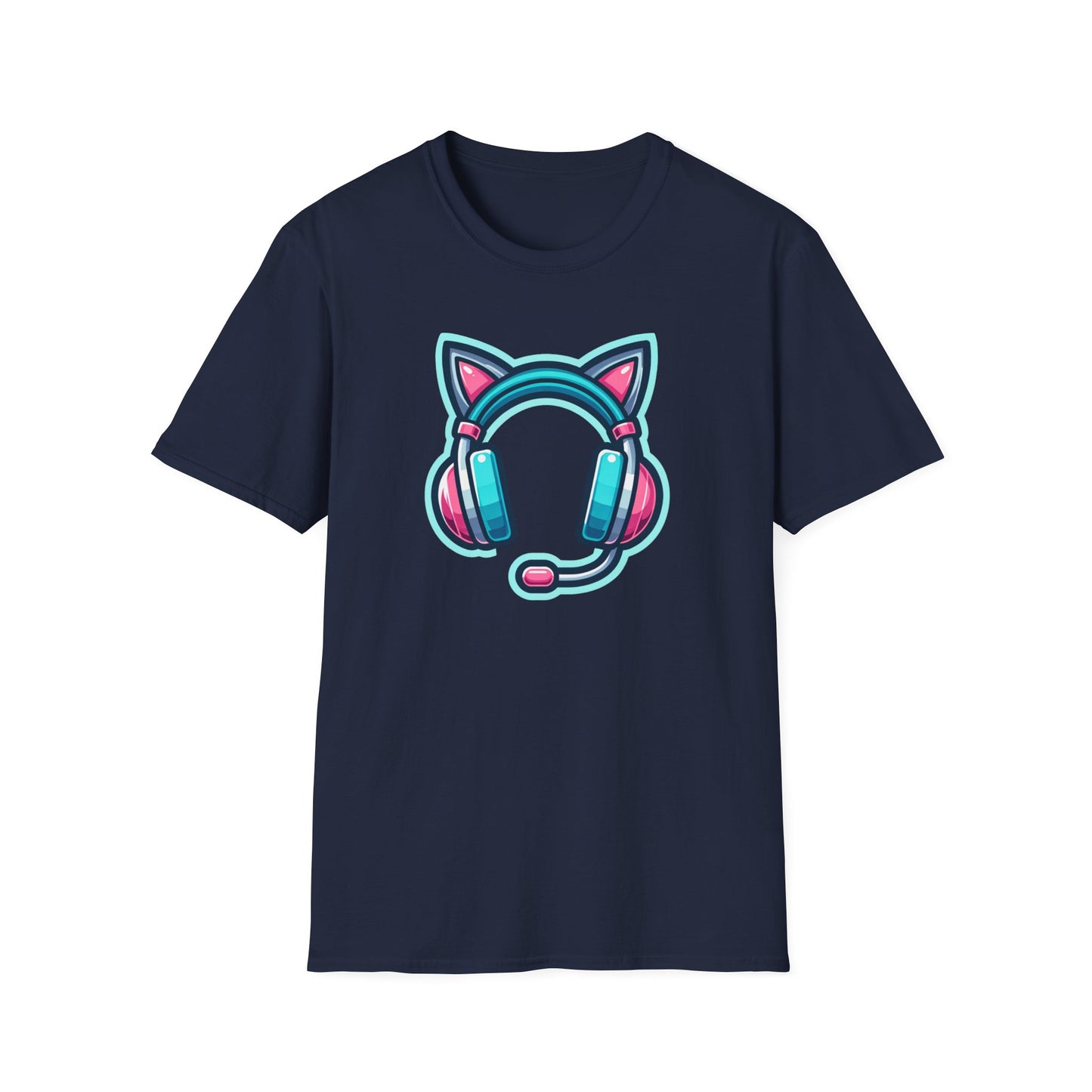 Gaming Cat Headphone T-Shirt