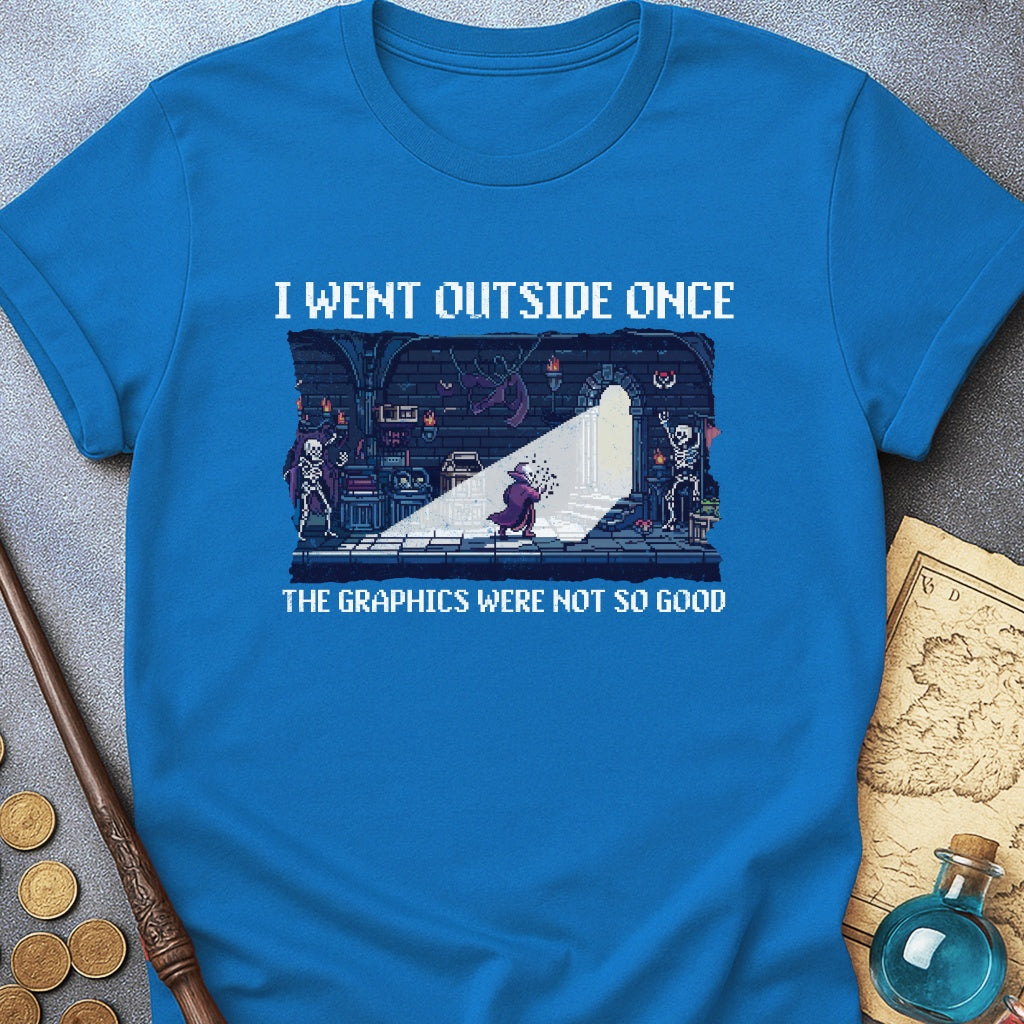 I Went Outside Once. Vampire T-Shirt