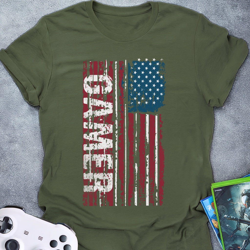 4th of July Gamer Vertical T-Shirt