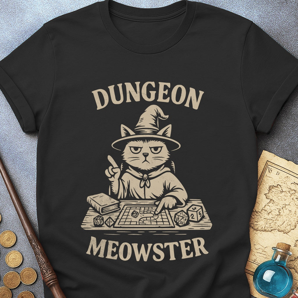 Dungeon Meowster Cat T-Shirt