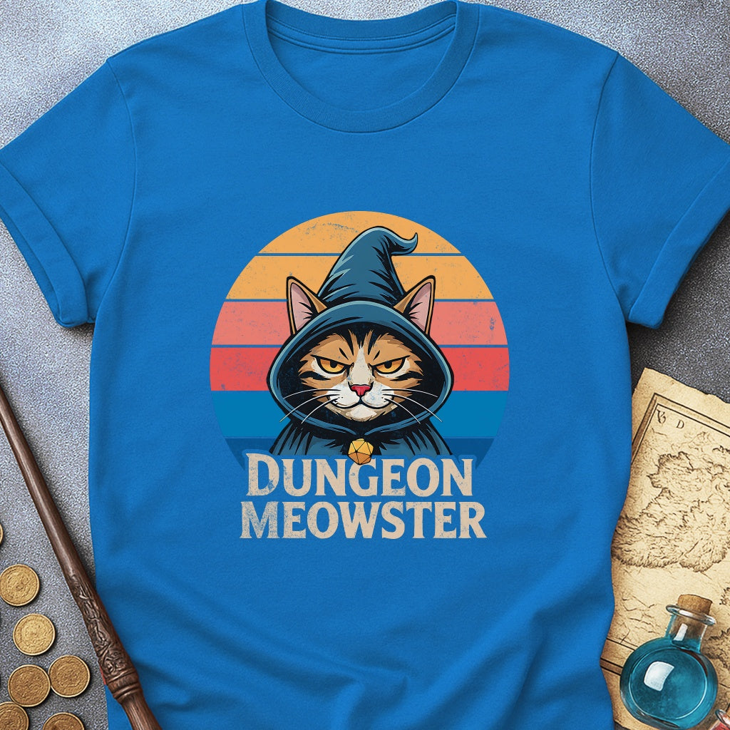 Dungeon Meowster Sunset T-Shirt