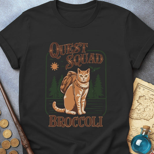 Quest Cat Broccoli T-Shirt