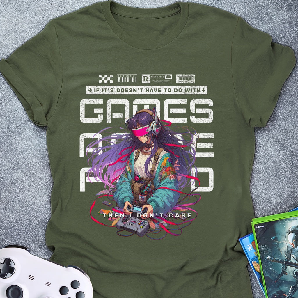 Anime, Games, Or Food VR T-Shirt