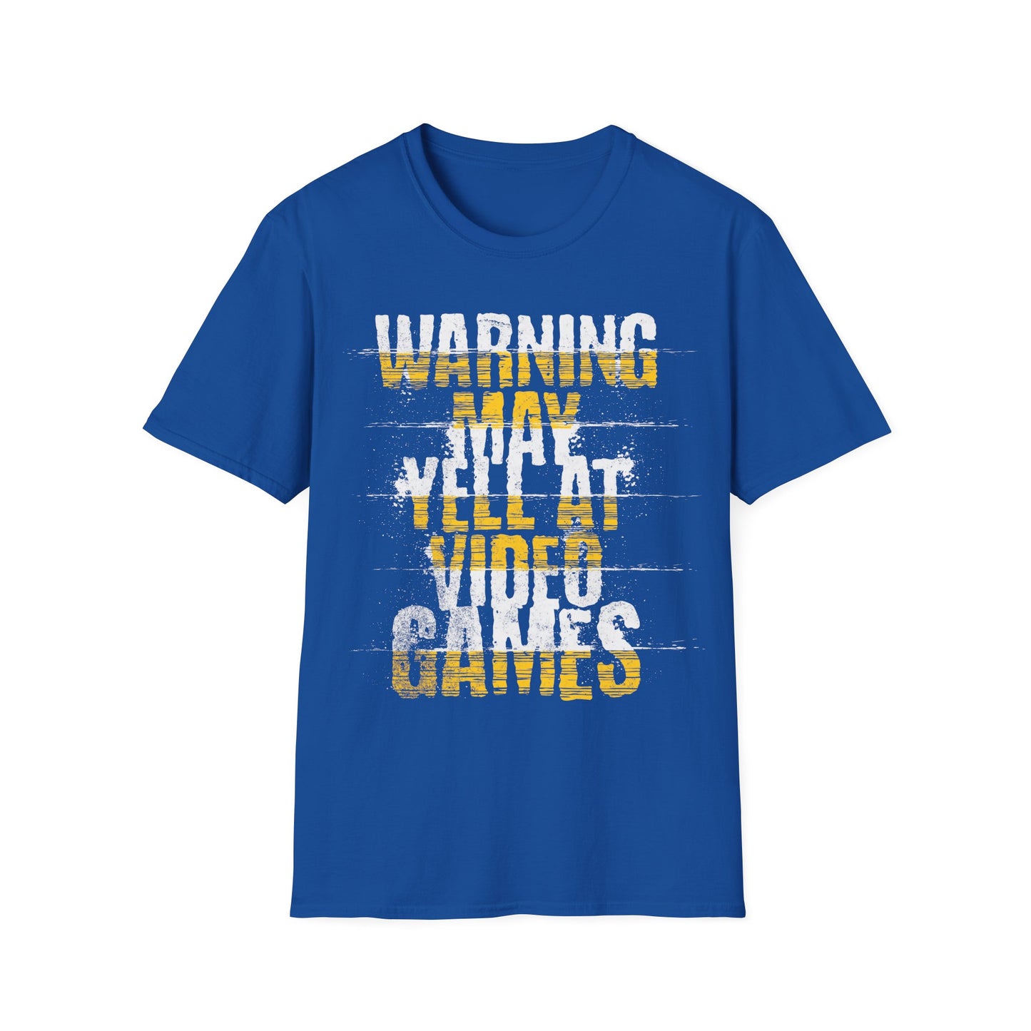 Warning May Yell Text T-Shirt