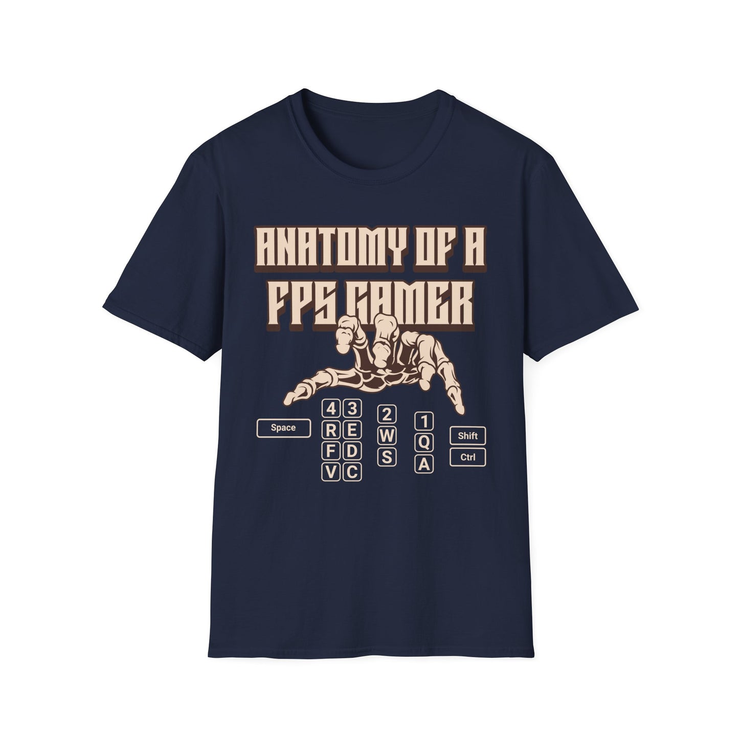 Anatomy of A FPS Gamer T-Shirt