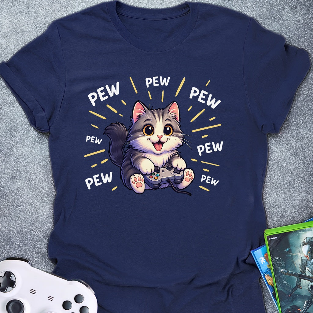 Pew Pew Cat T-Shirt
