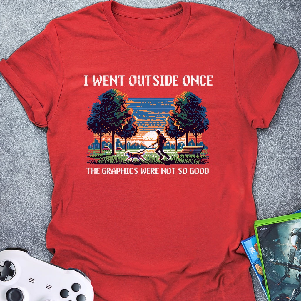 I Went Outside Once. Park T-Shirt