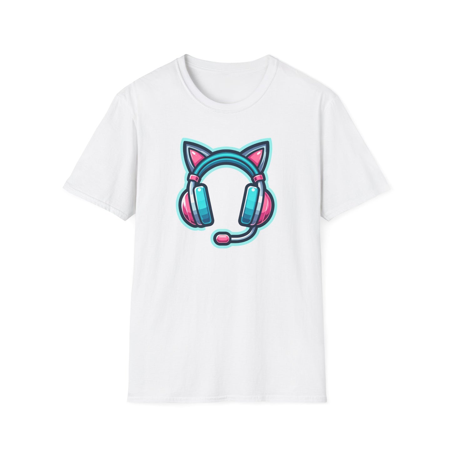 Gaming Cat Headphone T-Shirt