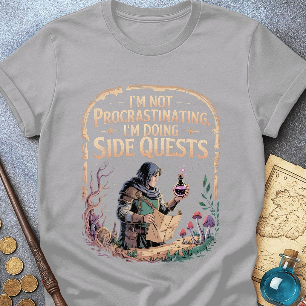 I'm Doing Side Quests Forest T-Shirt