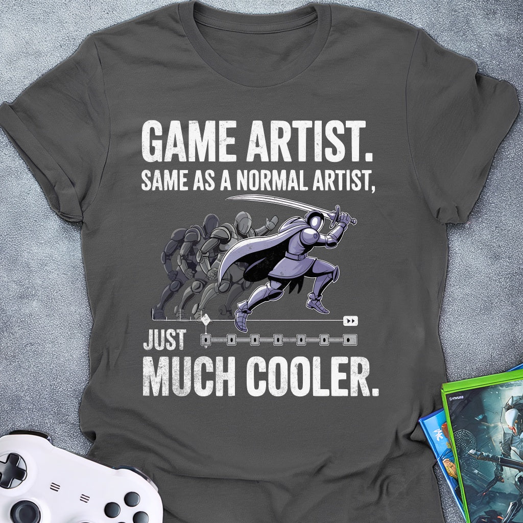 Game Artist Cooler Timeline T-Shirt
