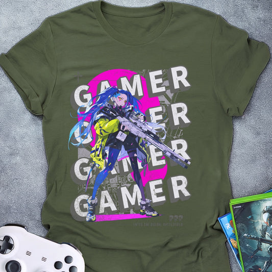 Gamer Girl Sniper T-Shirt