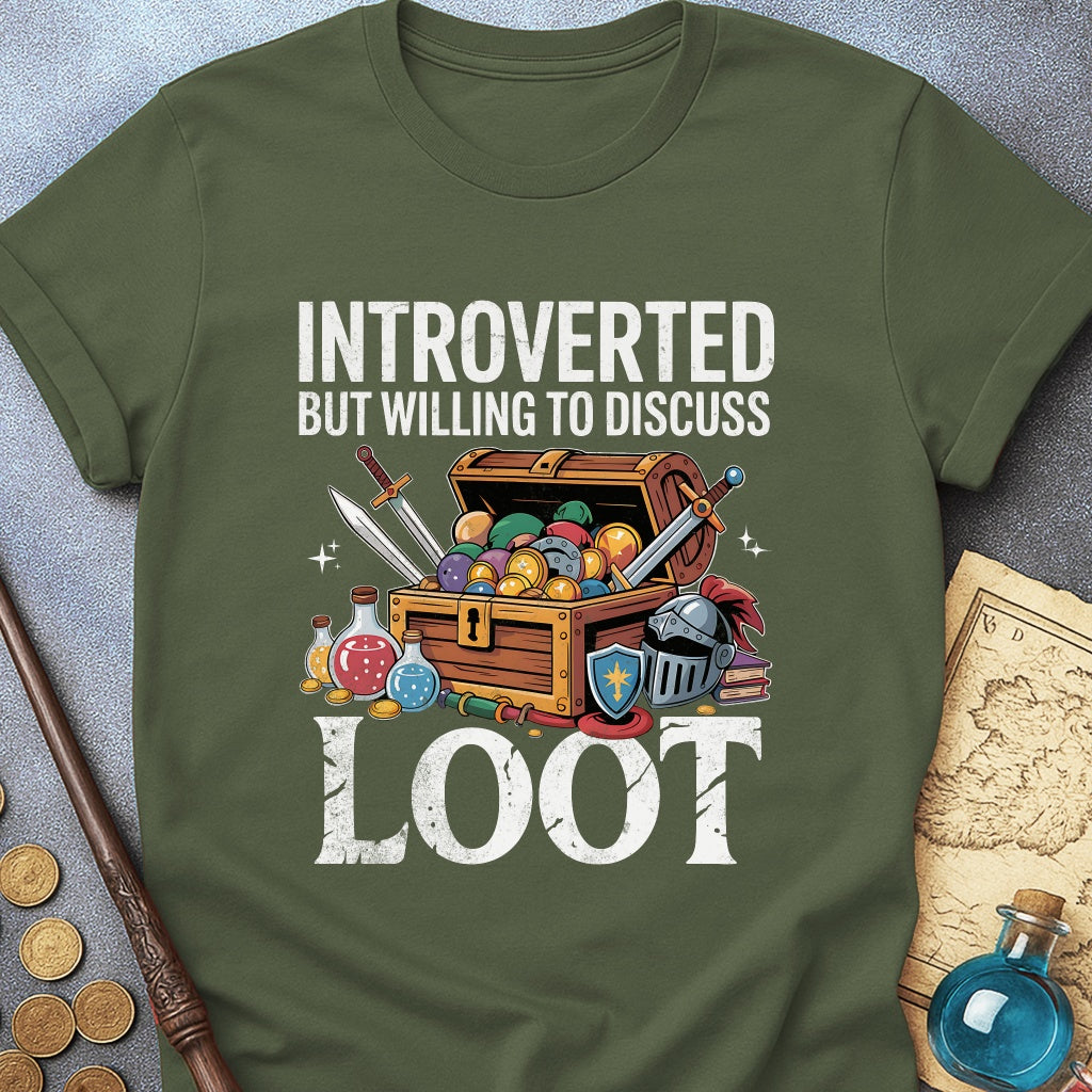 Introverted but Loot T-Shirt