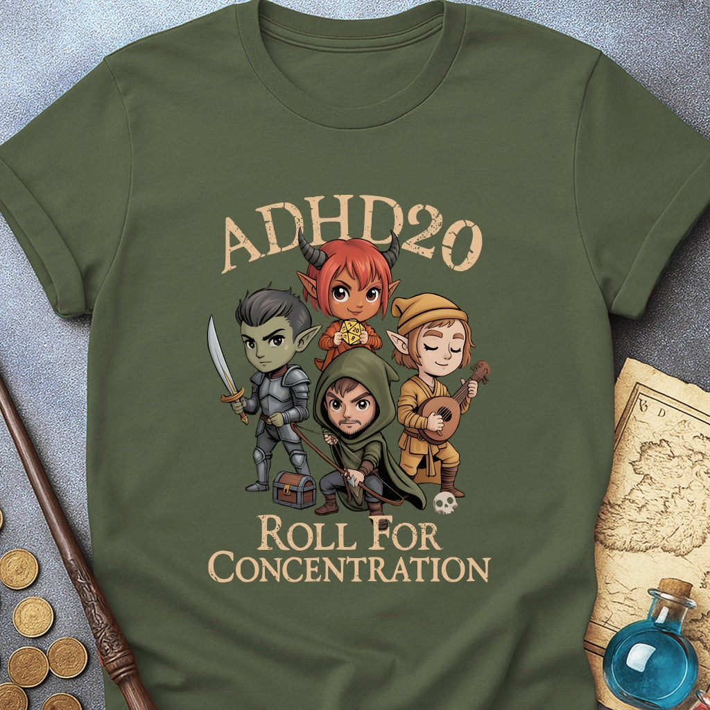 Roll For Concentration T-Shirt