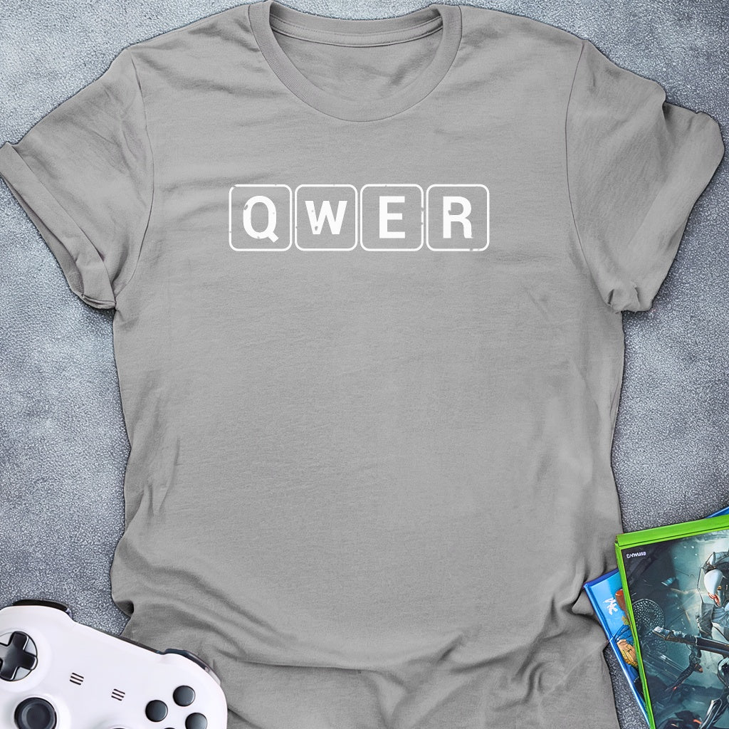 QWER Text T-Shirt