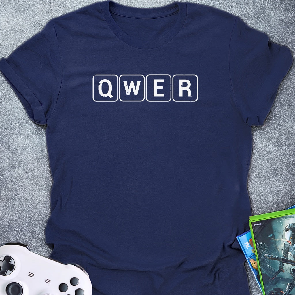 QWER Text T-Shirt