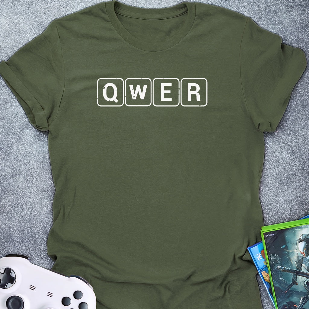 QWER Text T-Shirt