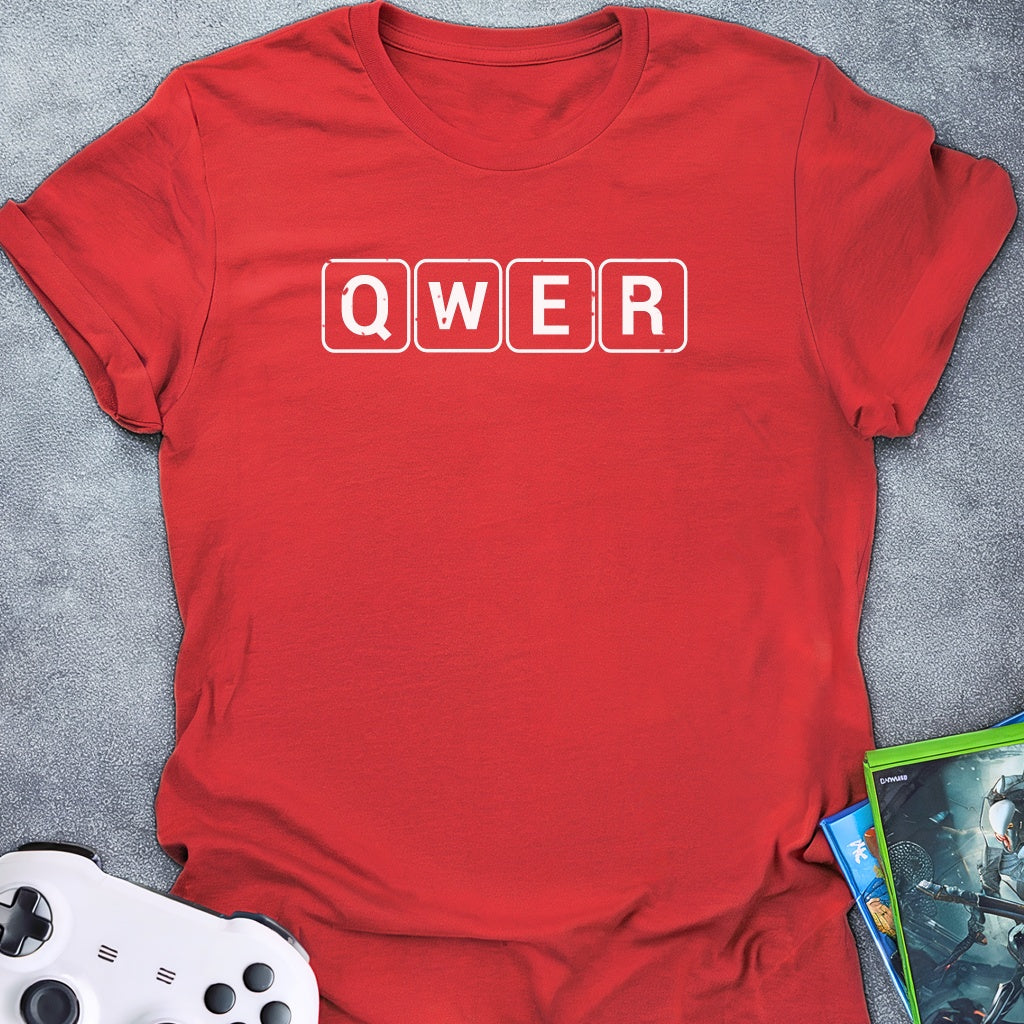 QWER Text T-Shirt