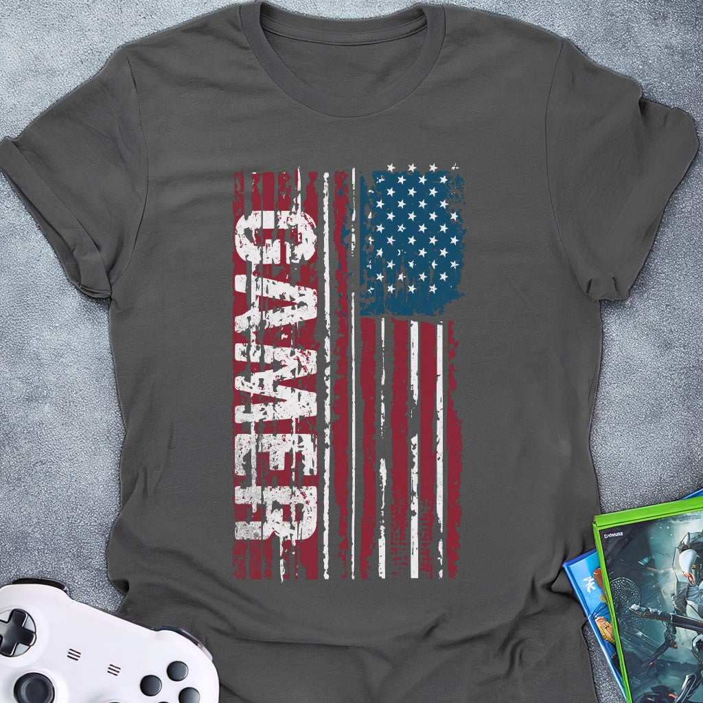 4th of July Gamer Vertical T-Shirt