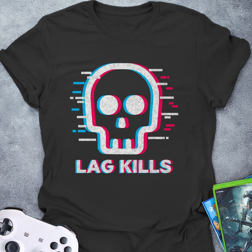 Lag Kills Glitch T-Shirt