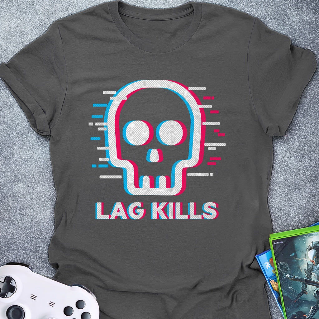 Lag Kills Glitch T-Shirt