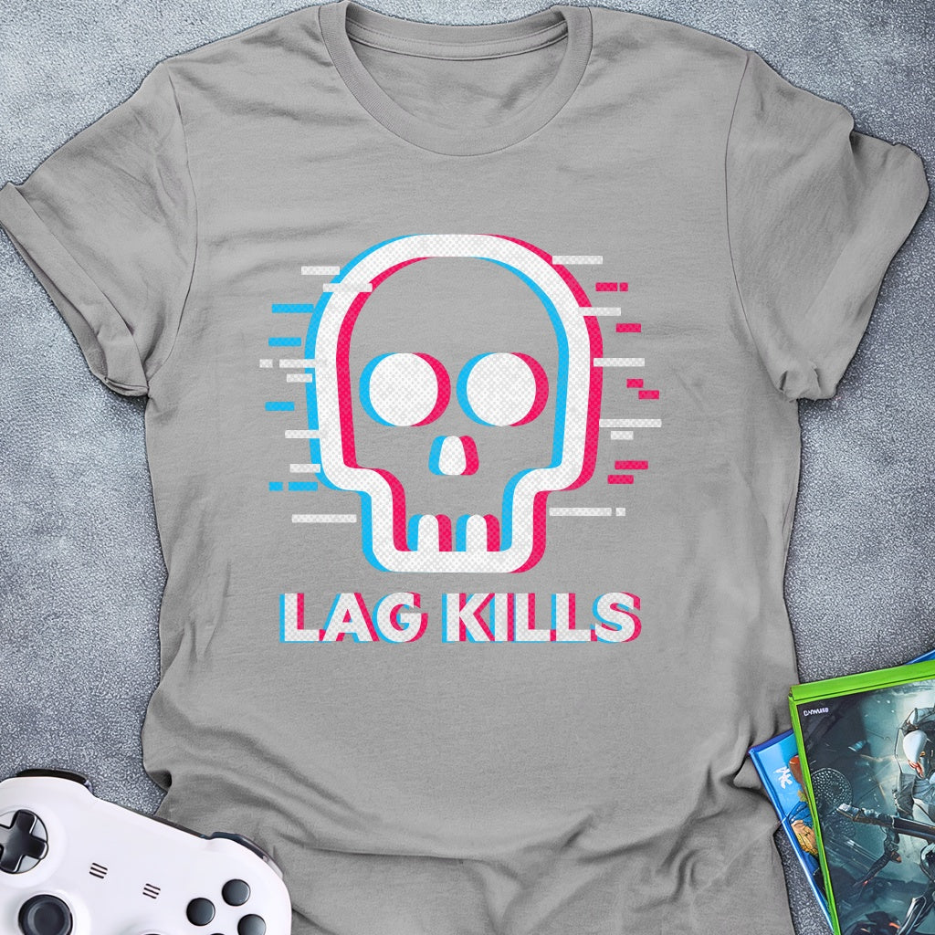 Lag Kills Glitch T-Shirt
